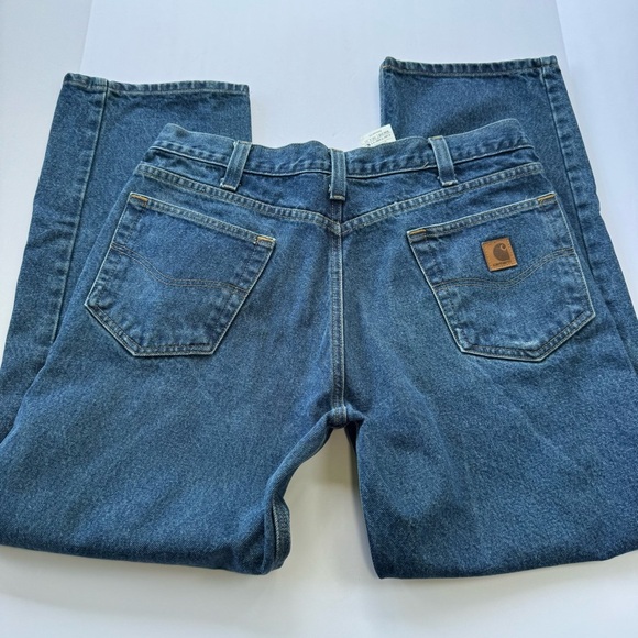 Carhartt Men's Blue Jeans 38x30 relaxed fit - Picture 9 of 9